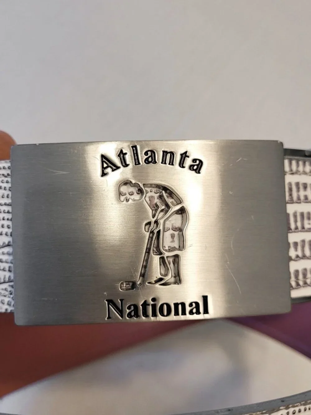 Druh Atlanta National Golf Lizard Leather Belt